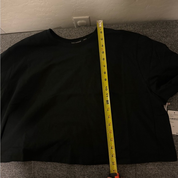 NWT Good American COTTON CROPPED LONG SLEEVE, Color: BLACK001, size 2XL - Picture 12 of 13